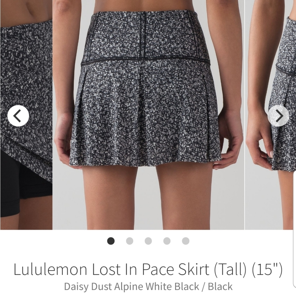Lululemon lost in pace skirt skort size 8 tall